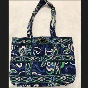 Vera Bradley "Mediterranean Blue" Shoulder Bag